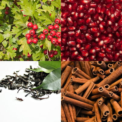 Green tea and mixed berries for antioxidant support.