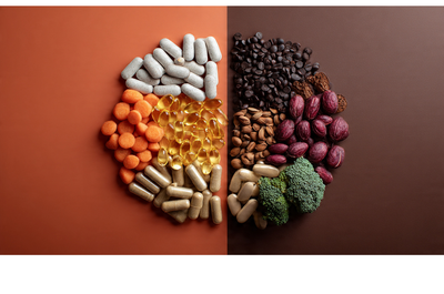 Assorted minerals representing metabolic and immune support.